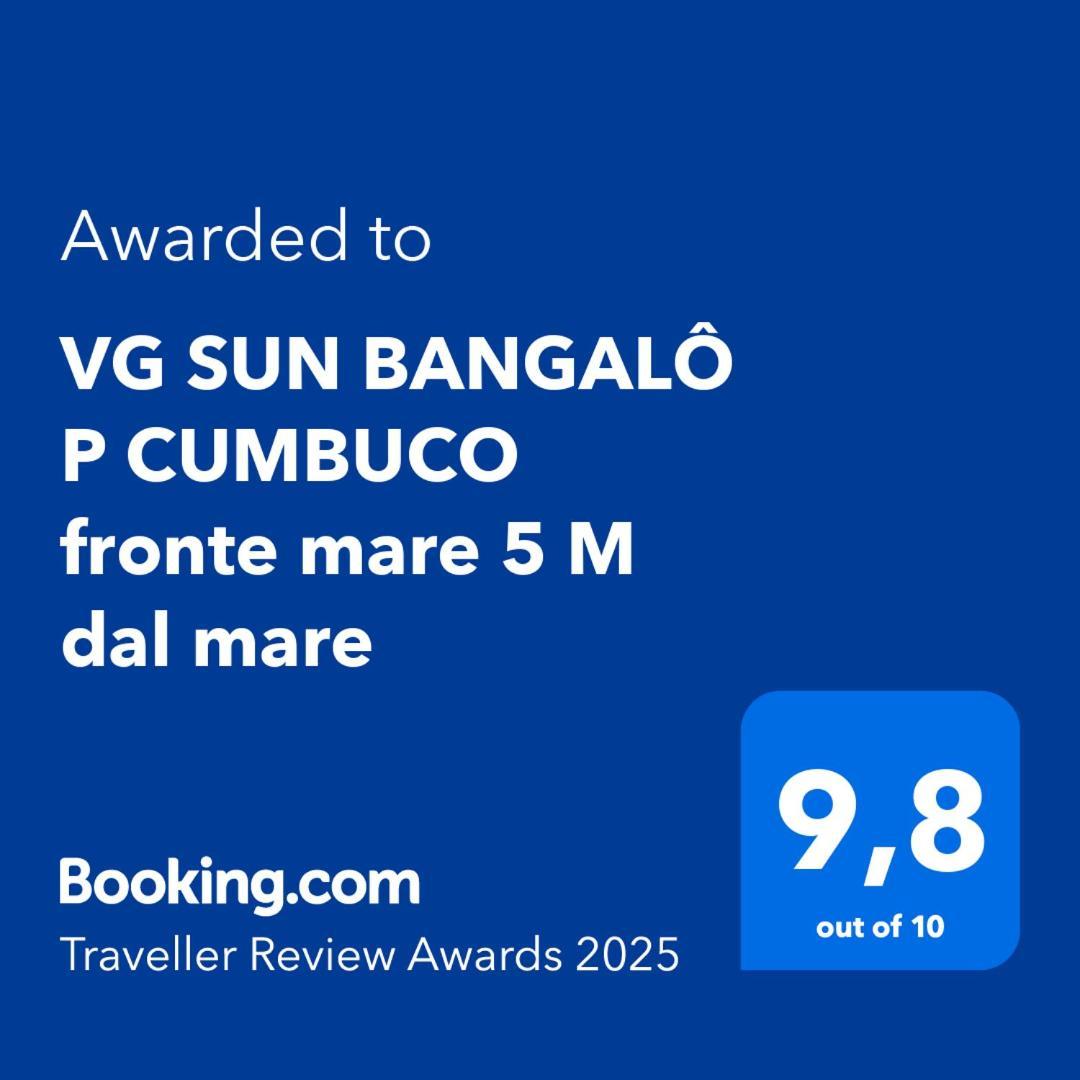 Vg Sun Bangalo P Cumbuco Fronte Mare 5 M Dal Mare Apartamento Exterior foto